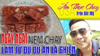How to make papaya soy sauce | cách làm nem chay từ đu đủ rất ngon ...