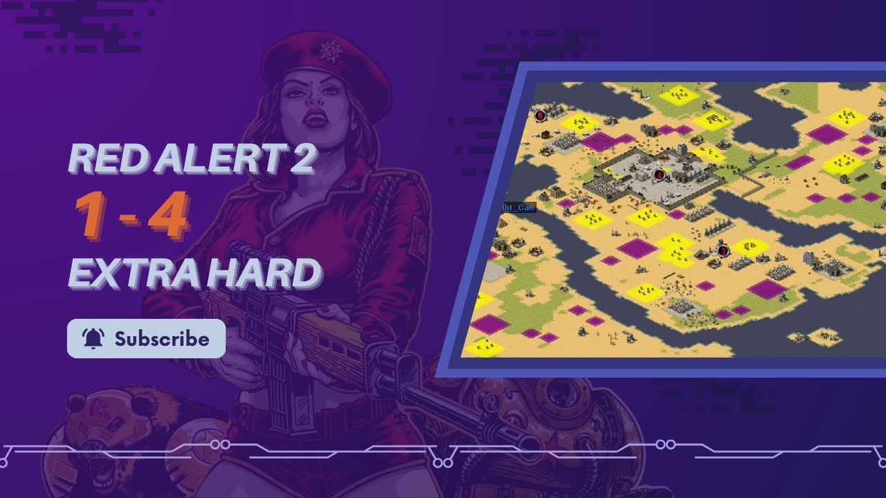 Red Alert 2 Gameplay | IRAQ 1 - 4 Extra Hard