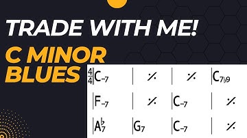 Trade With Me! C Minor Blues (Interactive Jazz Video)