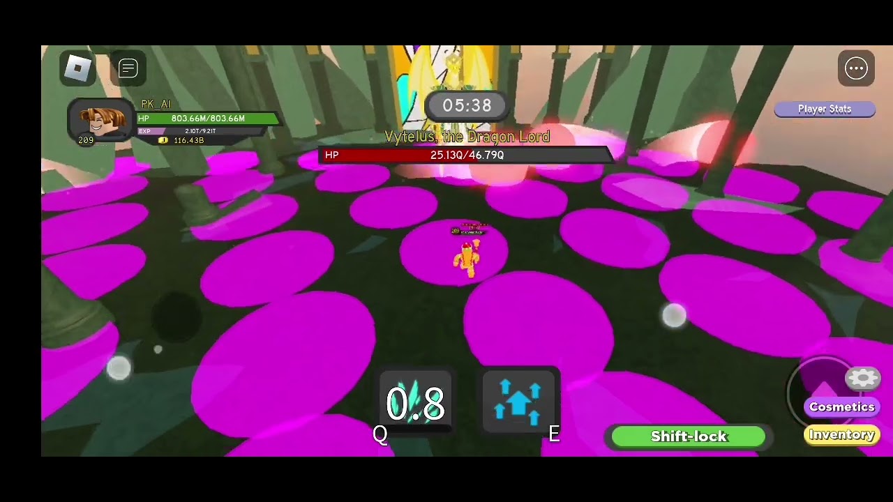 Got Cosmetic in Dungeon Quest Gilded Skies