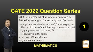 GATE Mathematics 2022  Solved Questions Series ||Video -1 || PYQs || learn MATHEMATICS