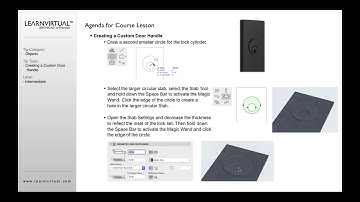 Creating a Custom Door Handle in ARCHICAD