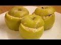 Яблоки запечённые с творогом - вкусный и полезный детский десерт