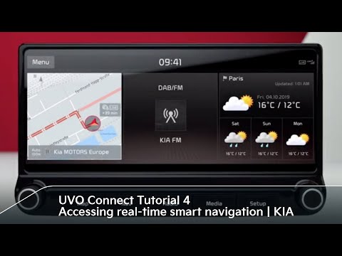 Kia UVO Connect Tutorial #4 – How to access real-time smart navigation with Kia Live