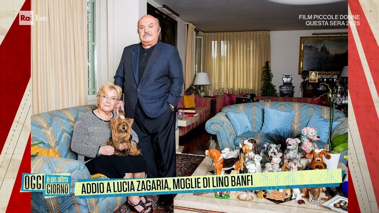 L'addio a Lucia, moglie di Lino Banfi - Oggi è un altro giorno 22/02/2023
