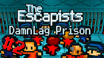The Escapists (PS4 Gameplay) #2 - DamnLag Prison