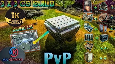 3x3 CS || ARK MOBILE/ Base Build || Vault Drop Cs || AK GAMING 🙏||