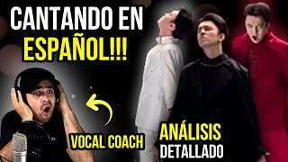 DIMASH KUDAIBERGEN CANTA EN ESPAÑOL | EL AMOR EN TI | VOCAL COACH ANÁLISIS Y REACCIÓN CON SUBTÍTULOS