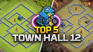 Top 5 Best Th12 Base Link 2025 New Town Hall 12 Trophy, War, Hybrid & Farm Bases Clash Of Clans