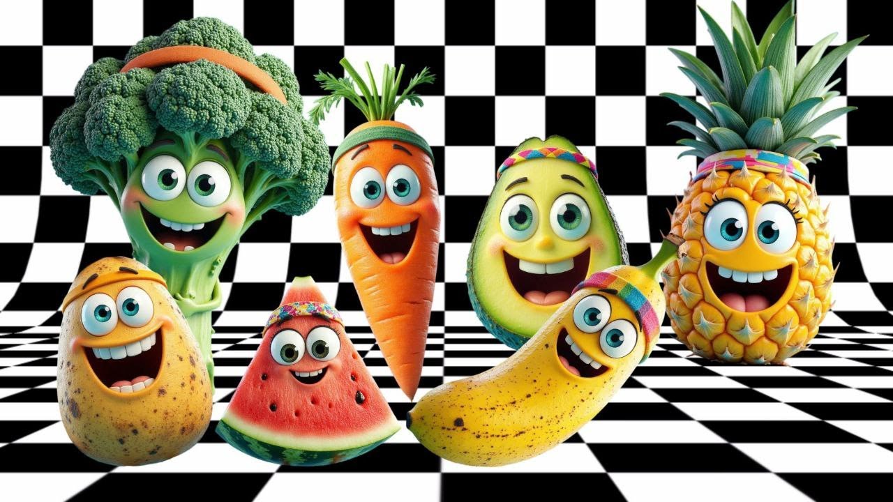 Hey Baby Sensory - Smoothie Mix!- Fun Dance Video with music and animation !