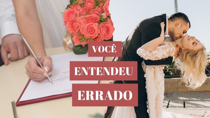 Casamento só é ruim pra quem casou errado