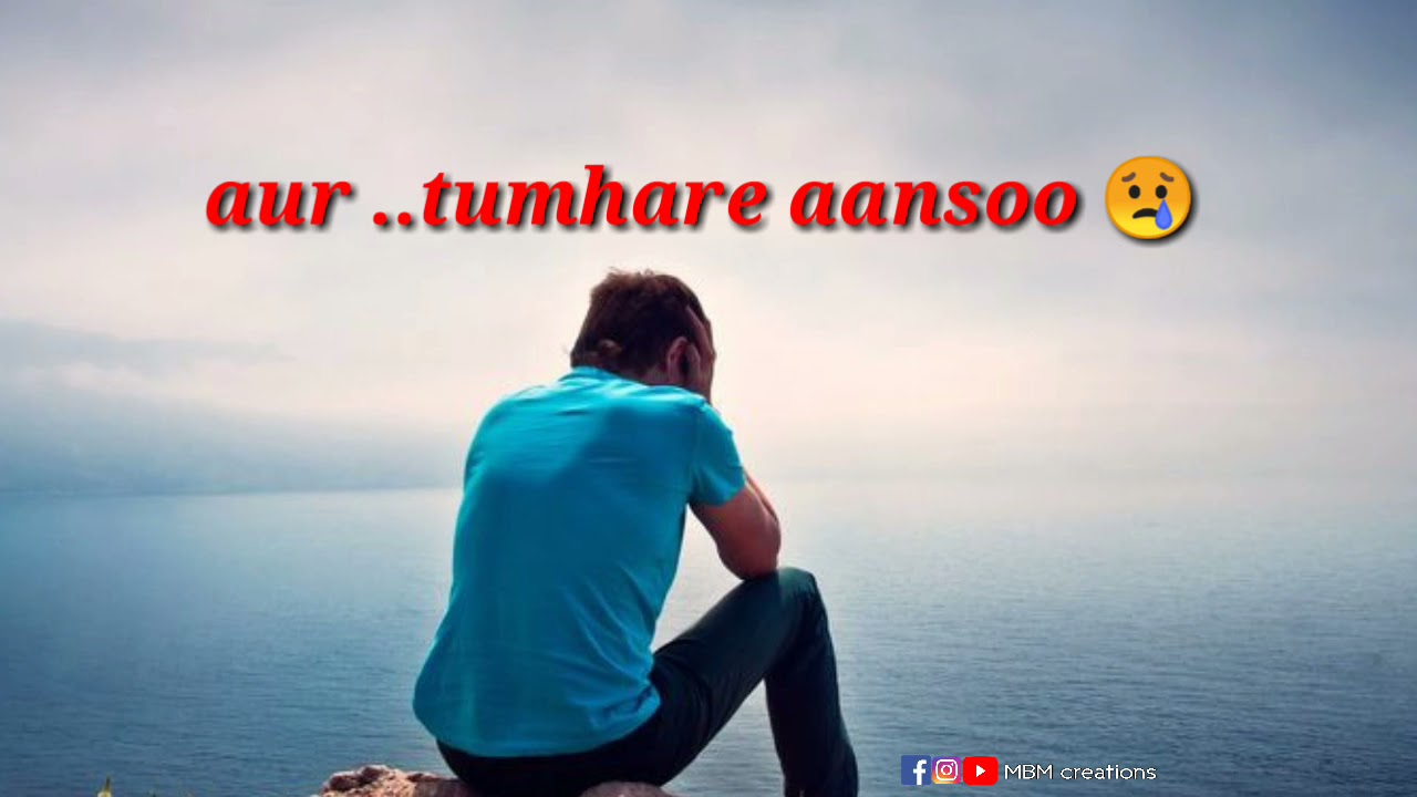 Sad status for whatsapp | #brokenhearted #alone #hindipoetry #sadpoetry