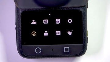 DJI Osmo 360 – Vergrendelen en ontgrendelen van het touchscreen