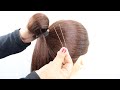 new stylish high bun hairstyle | cute bun hairstyle | easy juda hairstyle | hairstyle for girls