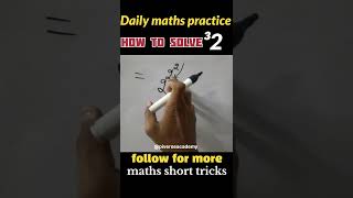 Difference between 2³ &amp; ³2 #shorts #piverseacademy #mathsshorttricks