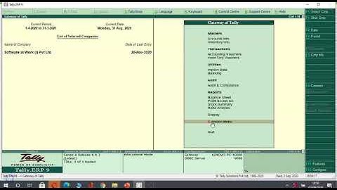 E-invoicing in Tally.ERP 9