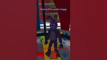 How to find spider-huggy in poppy playtime morphs!