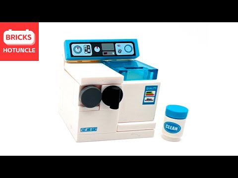 Lego Mini Washing Machine Unofficial Lego Speed Build #bricks #toys