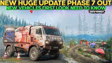 New Huge Update Phase 7 Out New Vehicles First Look in SnowRunner Everything You Need to Know