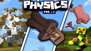 Minecraft Bedrock Ragdoll Physics Addon IS INSANE! screenshot 2