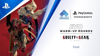 PlayStation®Tournaments :  Evo 2021 Online ウォームアップ GUILTY GEAR -STRIVE- 日本アジア地域ファイナル