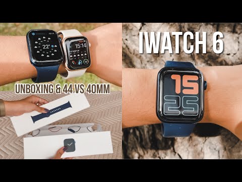 Apple Watch Series 6 Unboxing 44mm BLUE Aluminum con DEEP NAVY Sport Band | iWatch 6 en Español 2021