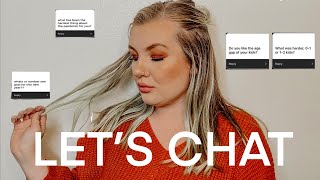 GRWM + Q&amp;A | QUICK EASY MAKEUP