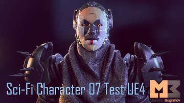 Sci-Fi Character 07 (Martyr )Test Epic Skeleton In UE4