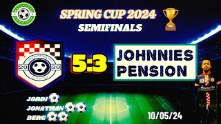 SPRING CUP🏆 SEMIFINALS/FC CROATIA WATERFORD 5:3 JOHNNIES PENSION/