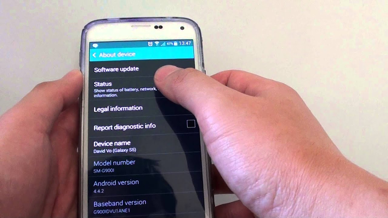 Samsung Galaxy S5 How to Check Current Mobile Network Type (LTE/GSM