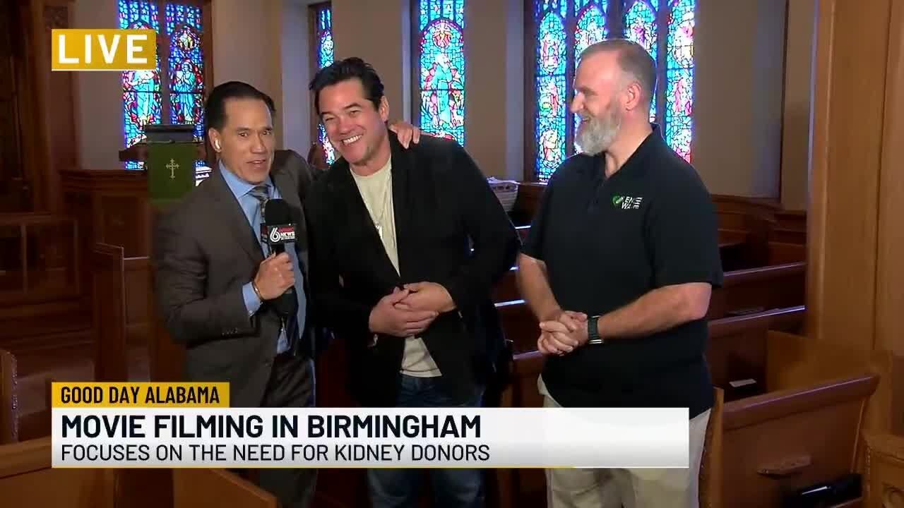 Dean Cain shooting movie Birmingham