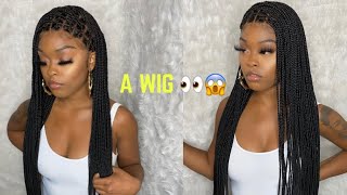 Knotless Braid WIG 👀😱 | Instant Arewa Hair 😍| screenshot 5