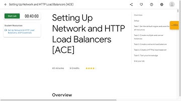 Setting Up Network and HTTP Load Balancers ACE