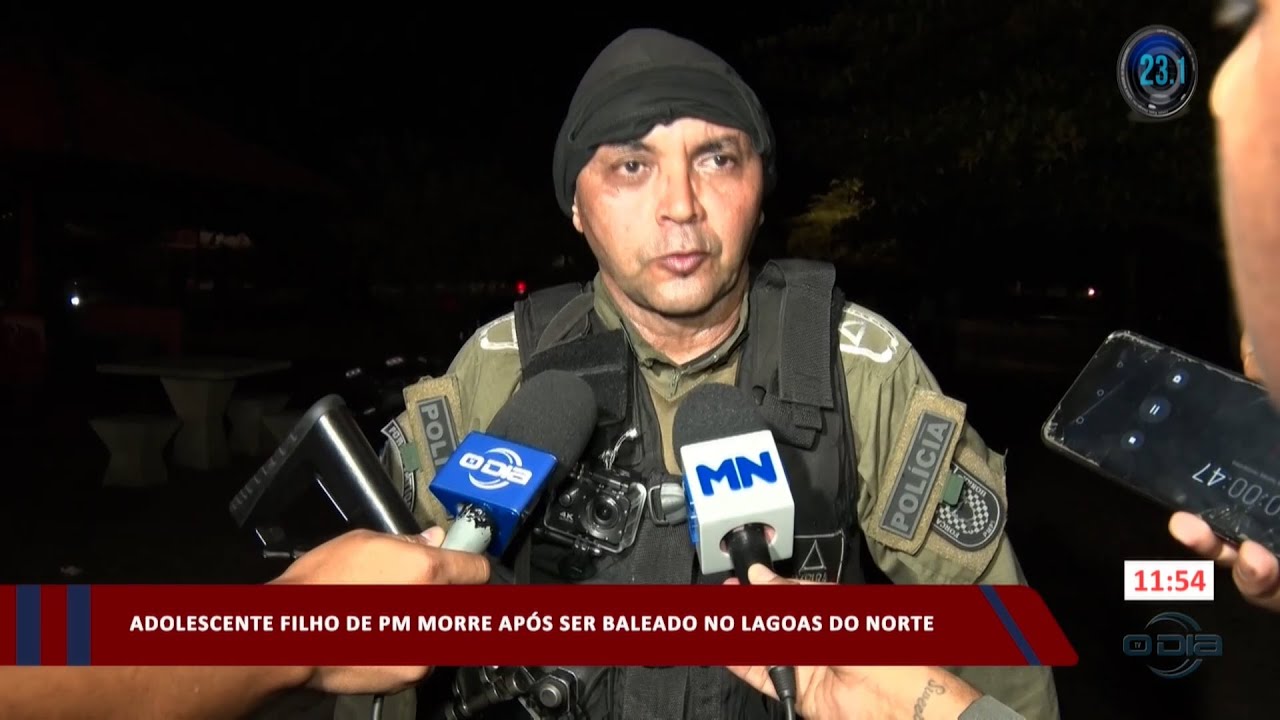 Adolescente, filho de PM, morre após ser baleado em parque 20 10 2023
