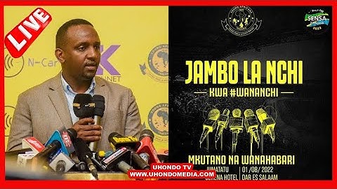 LIVE: YANGA WANATOA TAMKO JIPYA MUDA HUU/ BALAA LA WIKI YA MWANANCHI