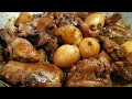 CHICKEN ADOBO with Eggs & Potatoes//The best Adobong Manok Recipe