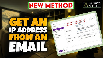 How to get an ip address from an Email 2025