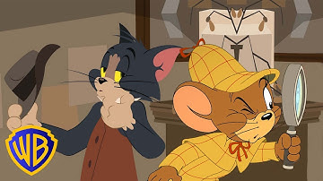 The Cat & Mouse Detectives! 🔎 | Tom & Jerry | #cartoonsforkids  @wbkids
