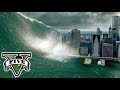 MEGA TSUNAMI GTA V - The End Of Los Santos (Apocalypse Movie)