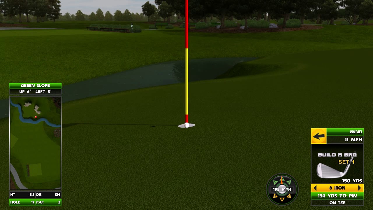 Golden Tee Great Shot on Beals Creek!