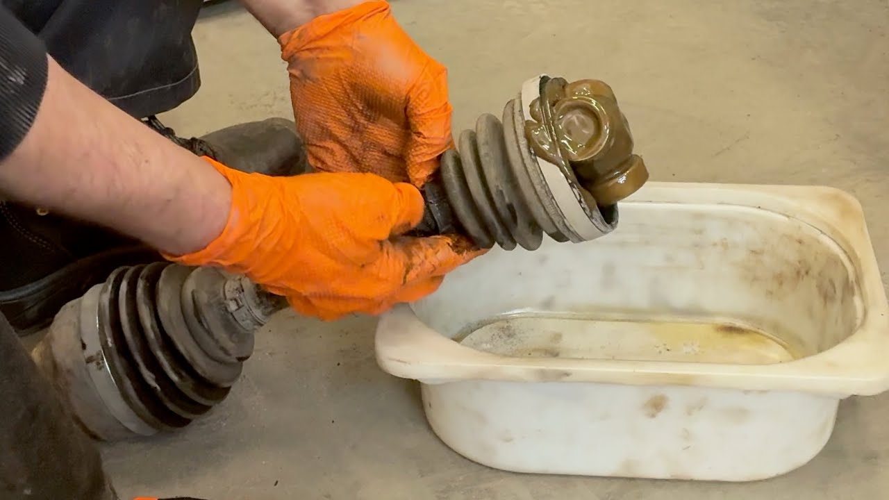 Volvo v50 2.4 20v belső féltengelygumi csere