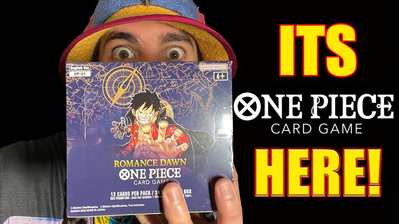 **BRAND NEW** One Piece Card Game Booster Box Opening OP01 first