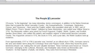 Formatting Word Text with Keyboard Shortcuts