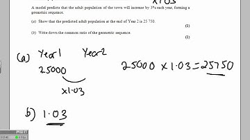 C2 June 2010 Q9 Geometric Series