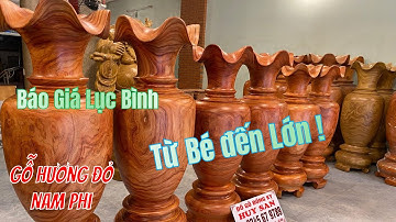 Lục Bình Gỗ Hương 1m5 17tr500, 1m6 21tr, 1m7 24tr Vân Cực Vip. (SĐT: 0345679789)