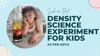 Density Science Experiment for Kids