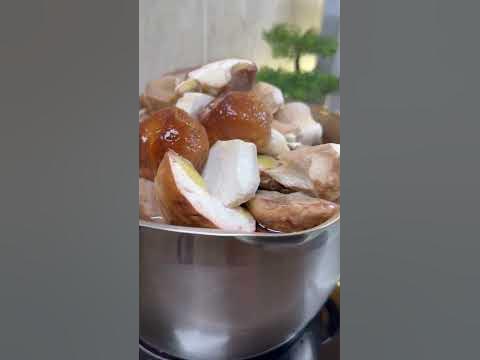 Маринованные белые грибы! - YouTube