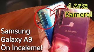 Samsung Galaxy A9 (2018) ön inceleme - Dünyanın İlk 4 Arka Kameralı Telefonu! Resimi