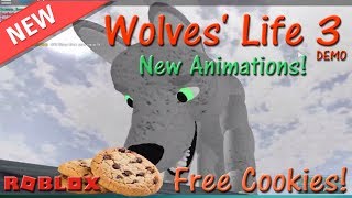 Roblox - New Wolves' Life 3 Demo - New Animations - HD