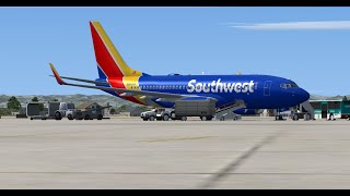 Fsx Southwest N905Wn Pit Landing At Los Angles Intl Airport Lax
